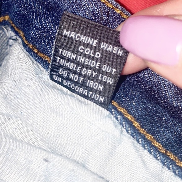 Carbon Mens Dark Wash Minor Distressed Boot Jeans - Picture 12 of 12